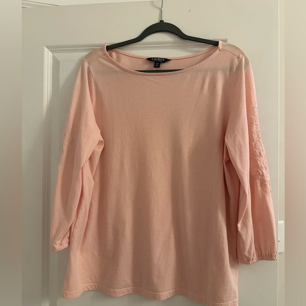 Ralph Lauren, Cotton Jersey Long-Sleeve, for women, size L